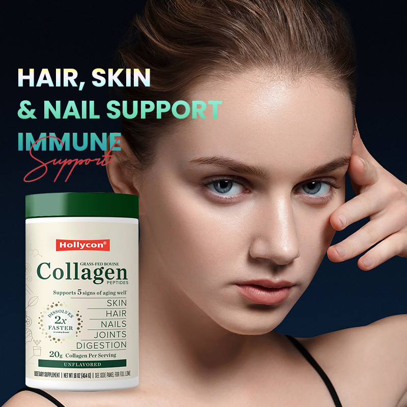 OEM Collageenpoeder voor haar, huid, nagels 20g collageenpeptiden eiwitpoeder