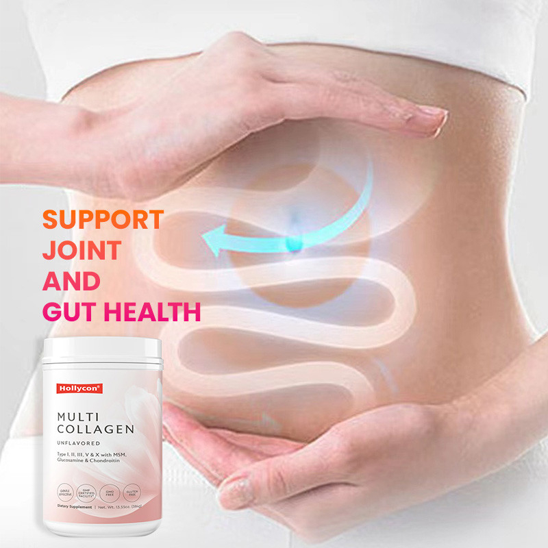 OEM Multi Collagen Poeder Voor Haarondersteuning Hidrolyseerd Collagen Peptiden Eiwitpoeder