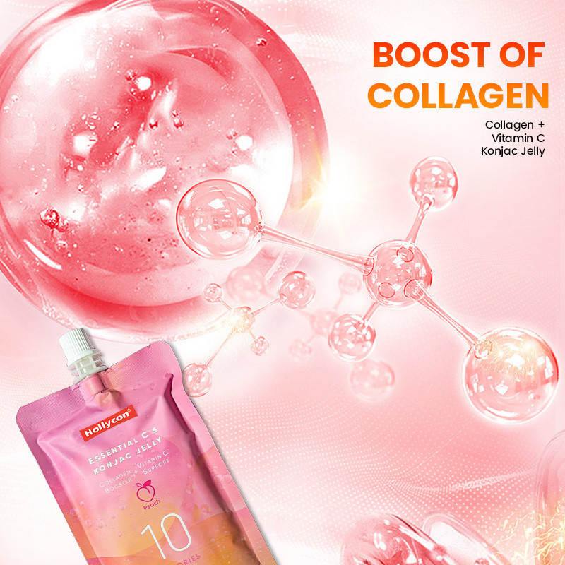 Collageen en vitamine C Konjac-gelatines suikervrije gelatines voor gewichtsverlies afslankingsgelatines