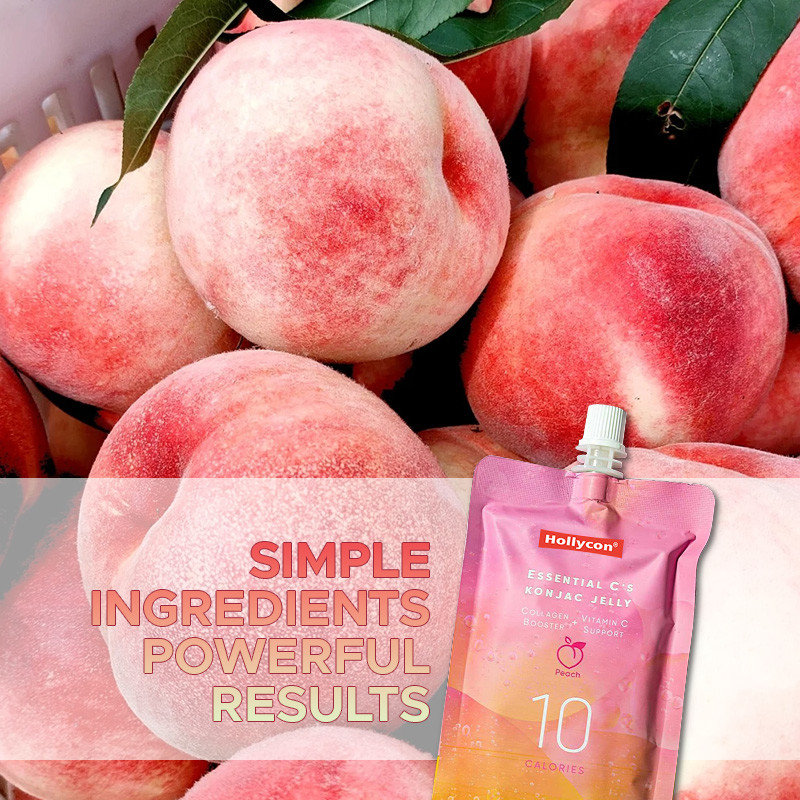 Collageen en vitamine C Konjac-gelatines suikervrije gelatines voor gewichtsverlies afslankingsgelatines