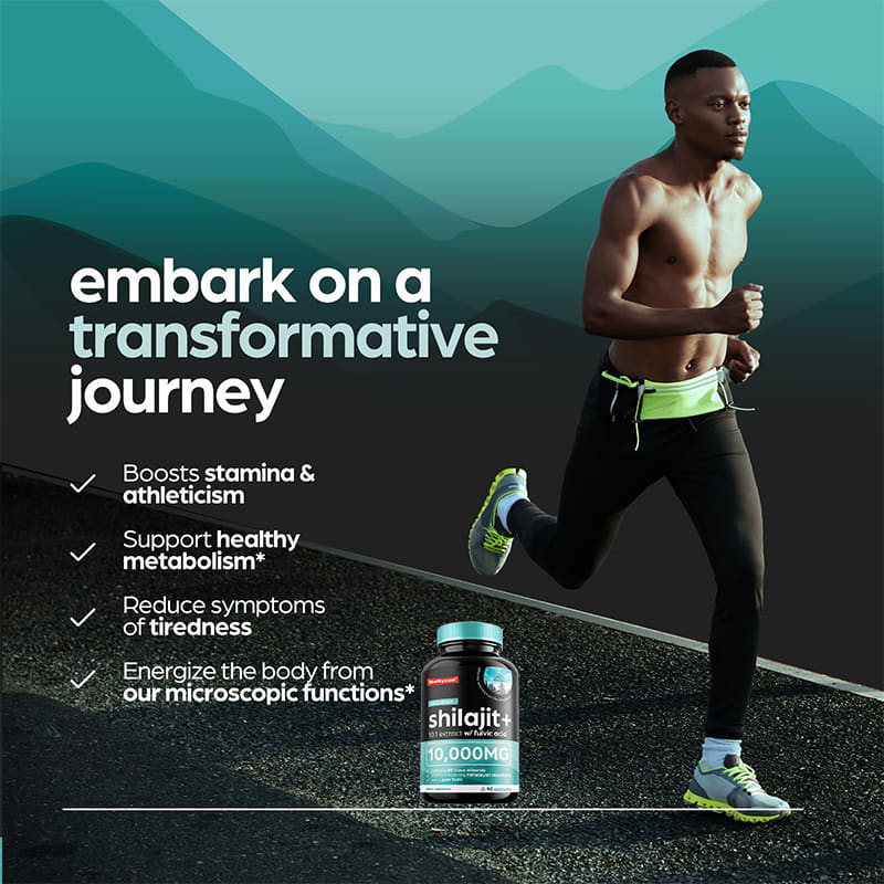OEM Pure Himalayan Shilajit 10000mg Organische Shilajit capsules voor immuunondersteuning