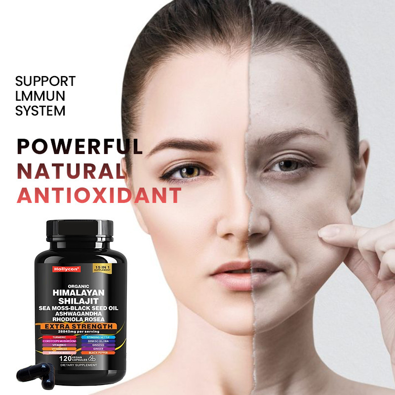 OEM Organic Pure Himalayan Shilajit Capsules voor Immuunondersteuning Shilajit Capsules