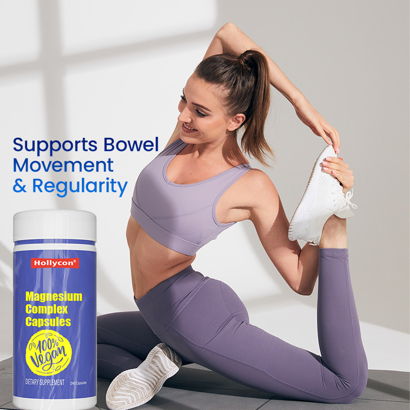 Magnesium supplement voor kalmerende ondersteuning Magnesiumcomplex capsules voor botondersteuning