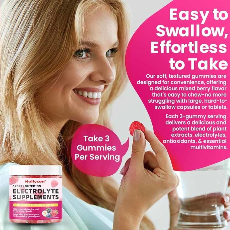 OEM Happy Hour Aid Gummies Supplement Pre Game Party Hydratatie Elektrolyten Alcohol DHM Melkdistel Na het drinken van Gummy