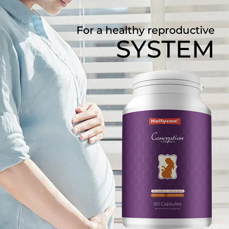Conception Vitamin Complex Capsules Voor een Gezond Voortplantingssysteem, Baarmoedergezondheid, Vruchtbaarheidssupplement voor Vrouwen