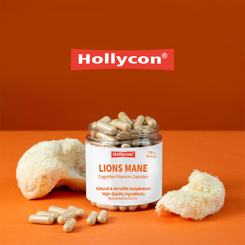 Fabriek Ondersteunt Duidelijkheid Focus Bestrijding Oxidatieve Stress Ondersteuning Algemeen Welzijn Vitaliteit Lion's Mane Cognitie Vitaminen Capsules