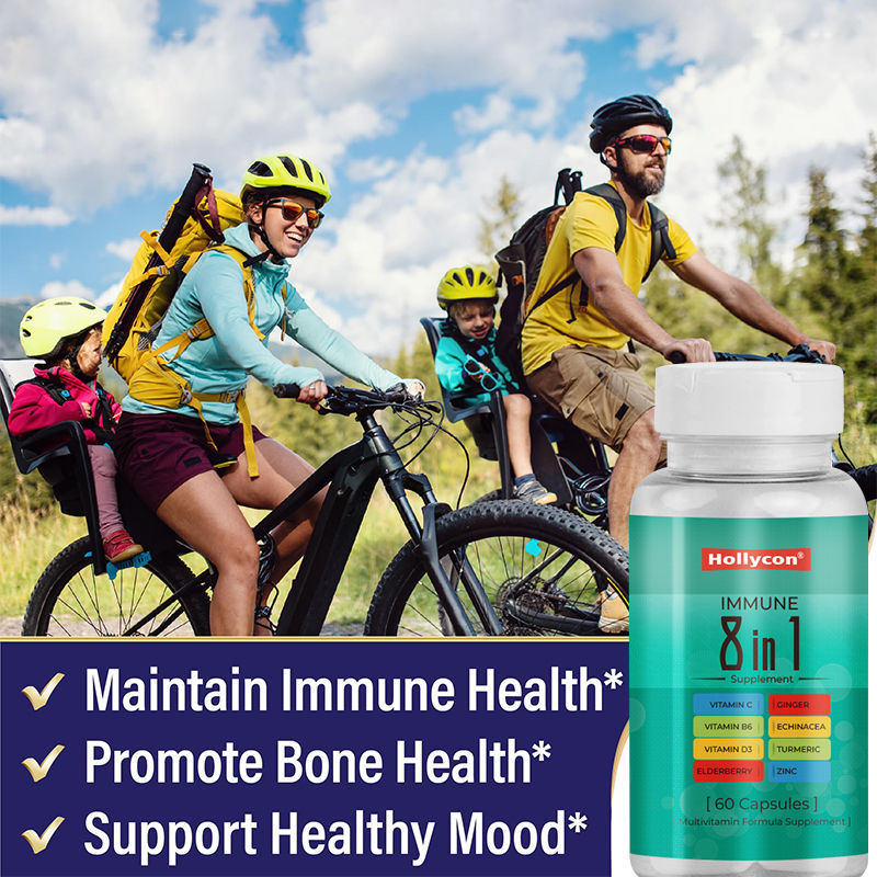 Immuunondersteunende capsules OEM-label Multivitamine formule supplement voor volwassenen helpt om de immuunsysteemfunctie te bevorderen