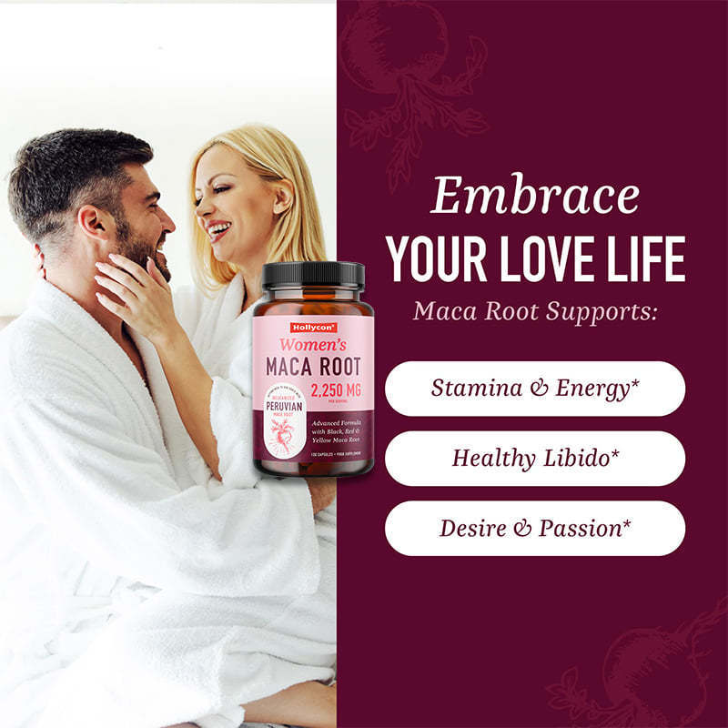 Maca-supplementen voor vrouwen Zwarte maca-pillen ondersteunen de energiehormonenbalans Menopauze