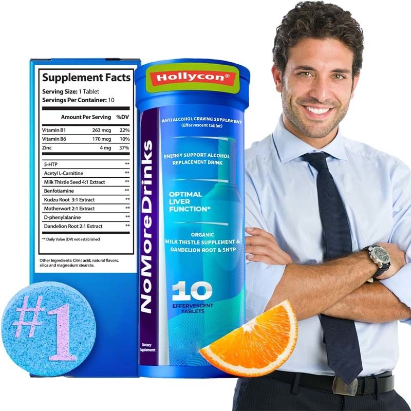 Fabriek Lever Detox Bestrijden verlangens Lever Gezondheid Anti alcohol verlangen Supplement Alcoholvervanger Effervescent tablet