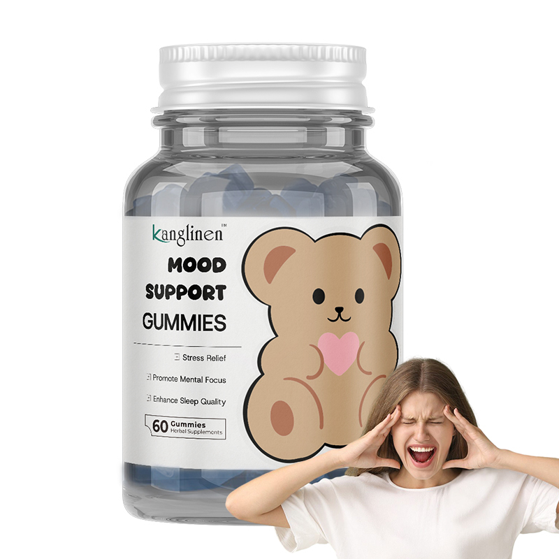 Stemmingsondersteunende Gummies OEM Fabriek Magnesium Gummies voor Volwassenen Stressverlichting Bevorderen Mentale Focus Verbeteren Slaapkwaliteit