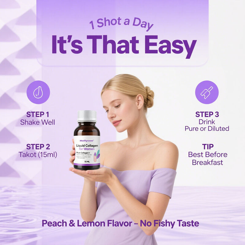 Pure collageen+ vloeibaar collageen voor vrouwen - 4000 mg mariene peptiden voor stralende huid, haar en nagelgezondheid - hyaluronzuur, vitamine E