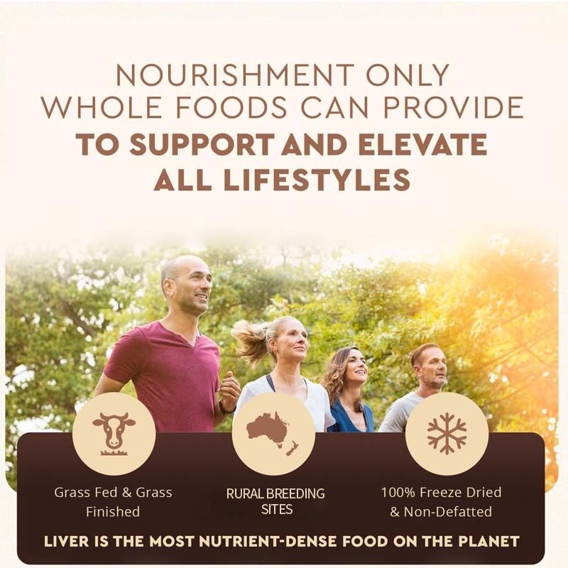 OEM Gevriesdroogde Lever Gezondheidssupplement Metabolische Gezondheid Volledig Lichaam Welzijn Immuun Gewricht Ondersteuning Grasgevoerd Runderlever Capsules