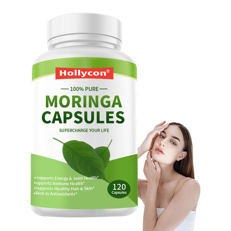 OEM Single Origin Moringa Powder Organic Moringa Leaf Supplement Energy Metabolism & Immune Support Moringa Capsules