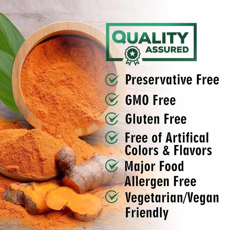 OEM Kurkuma Curcumine Supplement met Biologische Kurkuma & Gember Zwarte Peper voor Beste Absorptie Gewrichtsondersteuning Curcumine Capsule