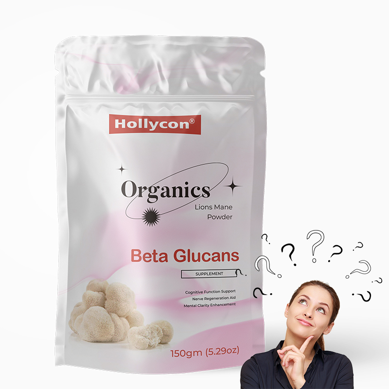 Biologisch leeuwenmane supplement poeder met 100% Fruit Body Extract en 30% Beta-Glucanen voor cognitieve ondersteuning - 150 gram per zak