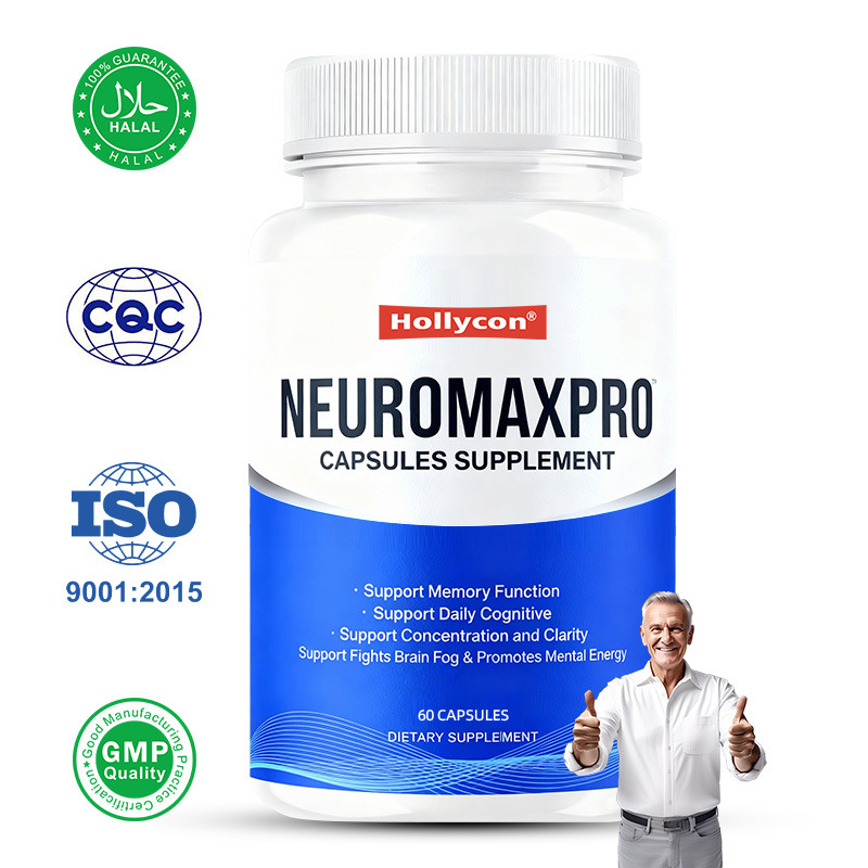 Brain and Memory Support Capsules Supplement Support Advanced Health & Wellness Multivitamin Neuromax Pro Brain and Memory Capsules Vegan, GMO, supports memory, focus, and cognitive clarity