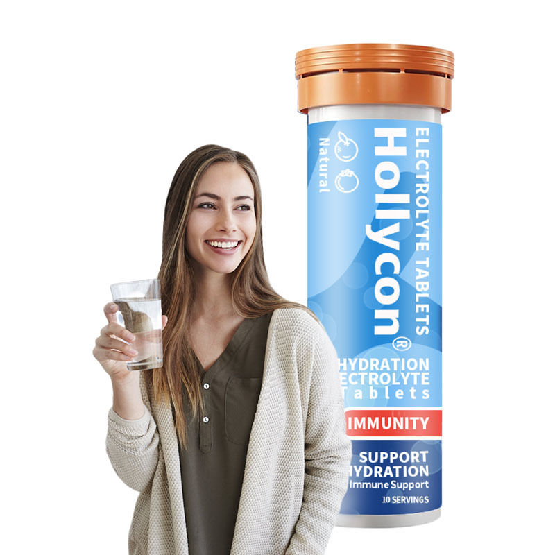 OEM Hydratatie Immuniteit Elektrolyttabletten Vitamine C Hydratatie Effervescent Tablet Gember Kurkuma Hydratatie Elektrolyttabletten