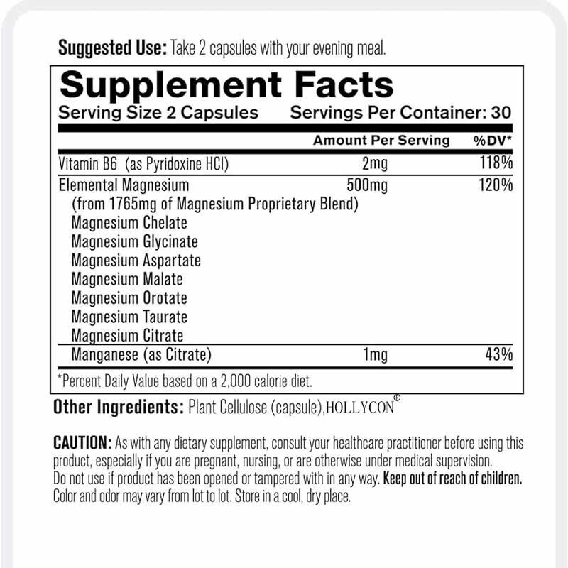 OEM Magnesiumglycinaat Supplement Slaap Spieren Hart Gezondheid Magnesium Complex Manganesicitraat Magnesiumglycinaat Capsule