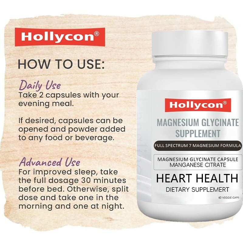 OEM Magnesiumglycinaat Supplement Slaap Spieren Hart Gezondheid Magnesium Complex Manganesicitraat Magnesiumglycinaat Capsule