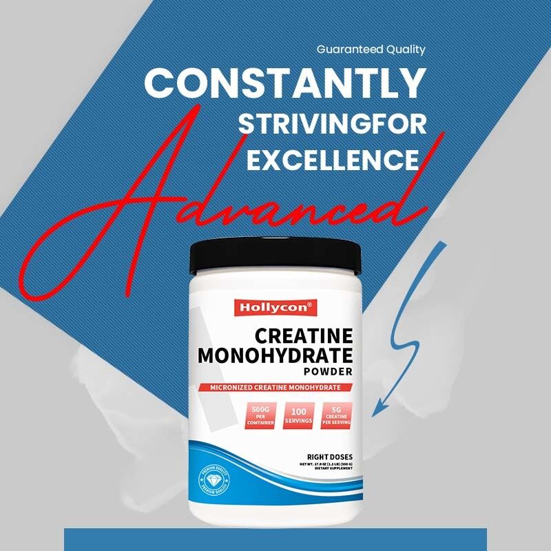 OEM Gemicroniseerde Creatine Monohydraat Creatine Supplement 5000mg Bodybuilding Sport Voeding Creatine Monohydraat Poeder