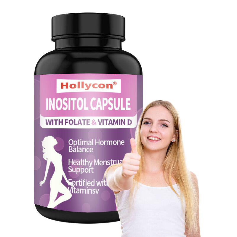 OEM Premium Inositol Supplement Inositol Plus Ratio Gezonde Hormoonbalans & Gezonde Ondersteuning van de Eierstokken voor Vrouwen Inositol Capsule