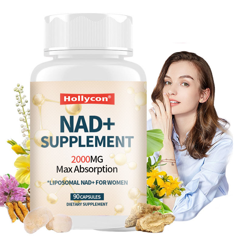 OEM 2000MG Liposomaal NAD+ voor vrouwen Maximale absorptie NAD Plus Menopauze Cognitieve helderheid Energie NAD + Supplement