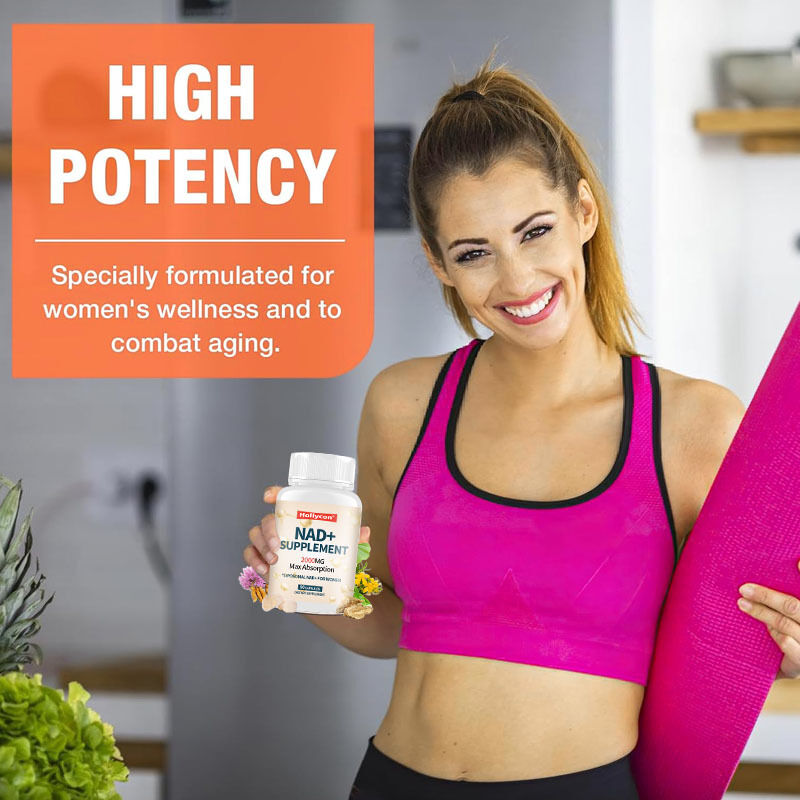 OEM 2000MG Liposomaal NAD+ voor vrouwen Maximale absorptie NAD Plus Menopauze Cognitieve helderheid Energie NAD + Supplement