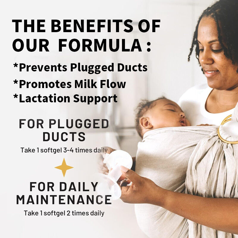 OEM Zonnebloem Lecithine Softgels 1200mg Ondersteuning Borstvoeding Melkproductie Verstopte Melkkanalen Zonnebloem Lecithine Supplement