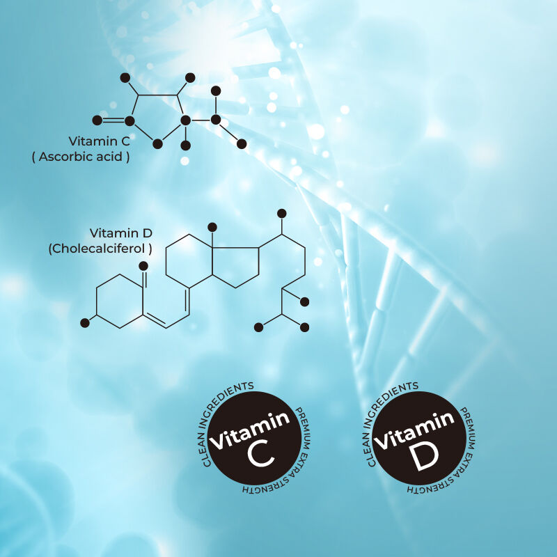 ODM OEM Op maat gemaakte zeewier Gummy Candy Elderberry Candy Vitamine C D + Zink Gummy Candy Seaweed Burdock Root Vegetarische Gummy