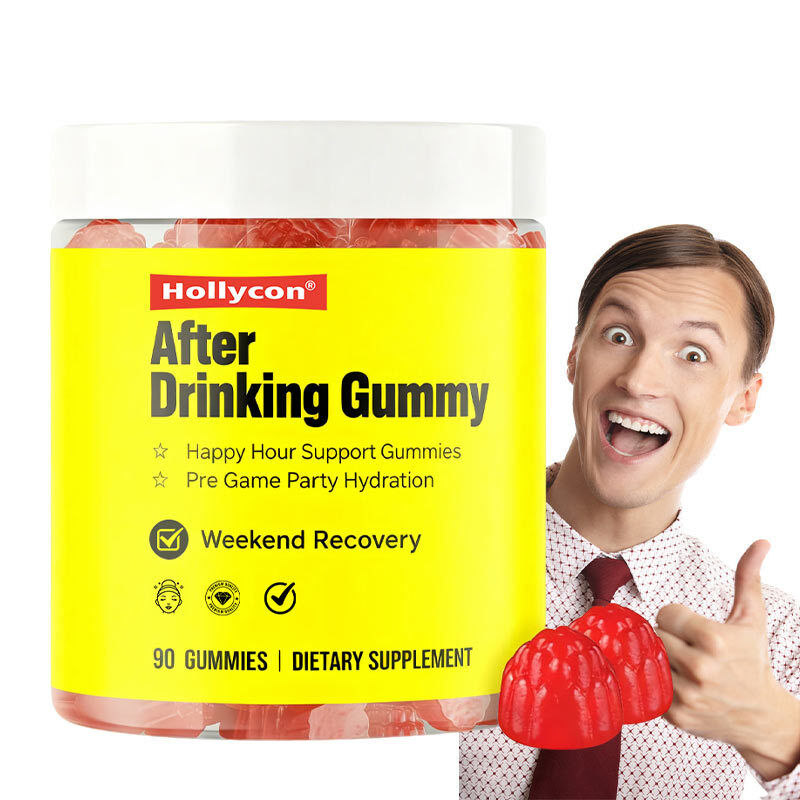OEM Happy Hour Gummies Supplement Pre Game Party Hydratatie Elektrolyten Alcohol DHM Melkdistel Na het drinken van Gummy
