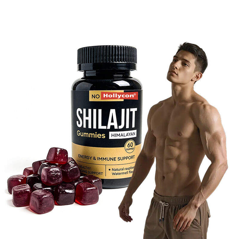 Privélabel Shilajit Mensen Gummies Fulvzuur Zukkervrij Supplement Houd normaal energieniveau en immuunsysteem