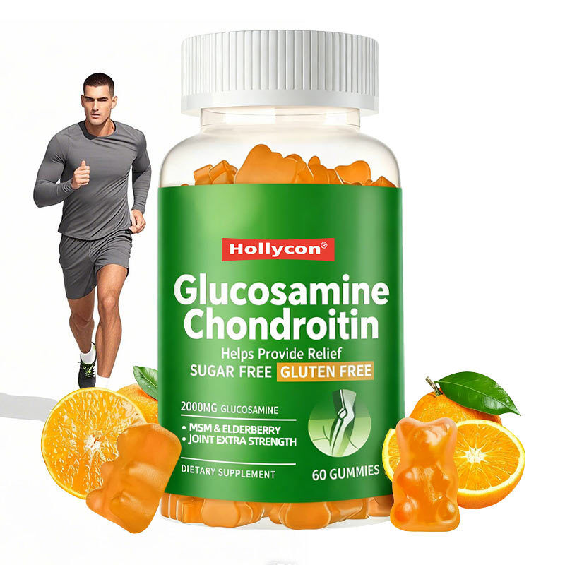 OEM Glucosamine Chondroïtine Gummies MSM Elderberry Extra Strength Joint Immun Support Supplement Glucosamine Chondroïtine