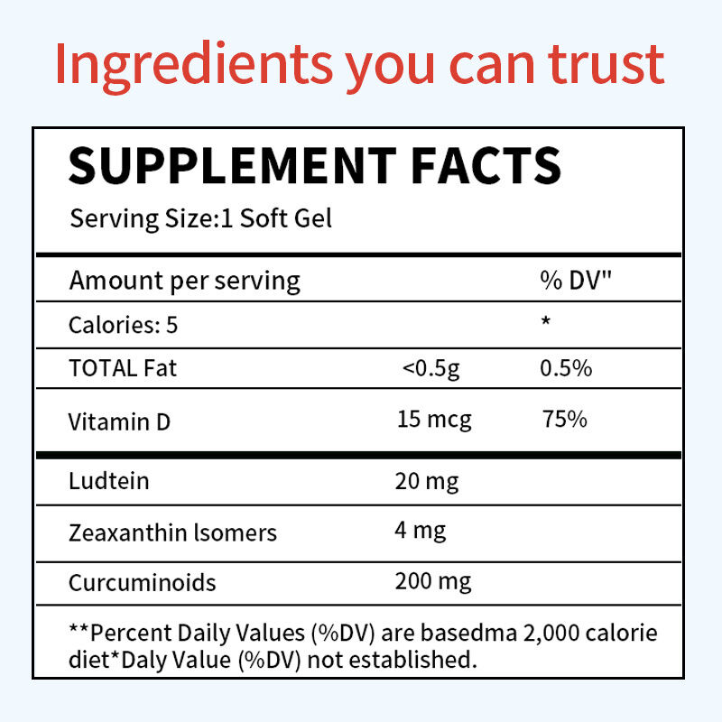 OEM Klinisch bewezen supplement droge ogen om ogen van binnenuit te hydrateren voor langdurige verlichting Verlicht droogheid Oogverzorgingssupplement