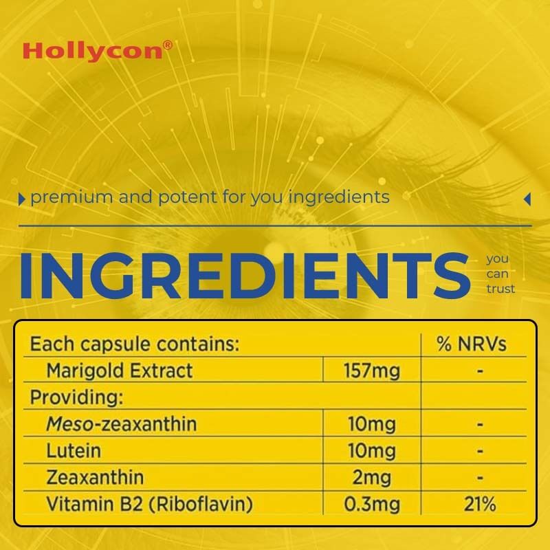 Private Label Luteïne Softgels Marigold Extract met Zeaxanthine en Meso-Zeaxanthine voor ooggezondheid