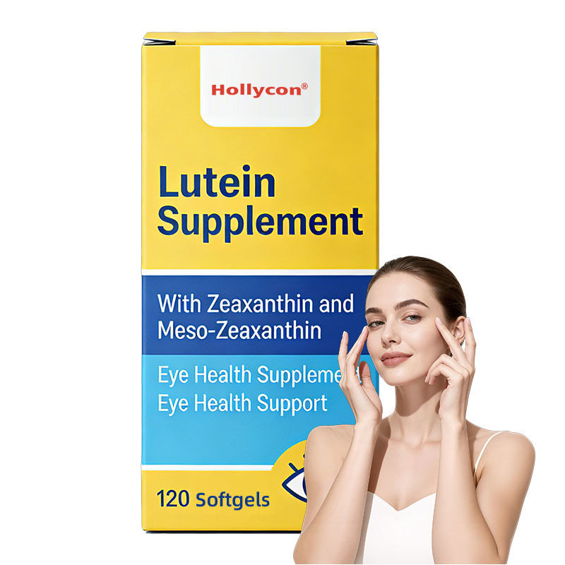 Private Label Luteïne Softgels Marigold Extract met Zeaxanthine en Meso-Zeaxanthine voor ooggezondheid