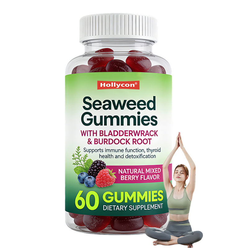 OEM/ODM Zeewier Capsules Volwassen Immuun & Algemeen Welzijn Natuurlijke reiniging Supplement Glutenvrij