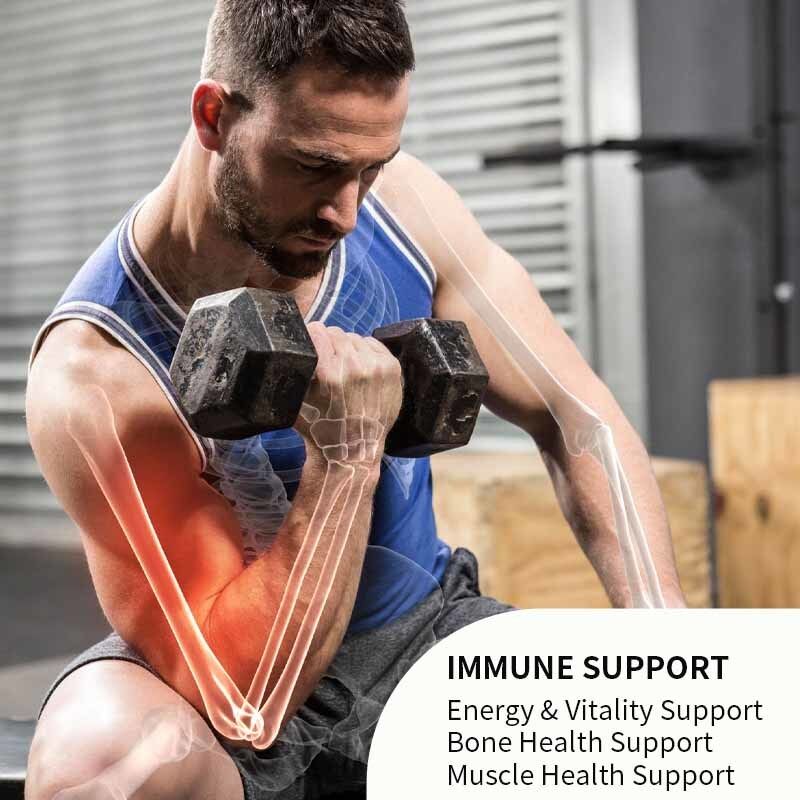 Private label Vitamine D3 K2 capsules met vitamine B6, zink en quercetine ondersteunen energie, immuunsysteem, spiergezondheid voor mannen en vrouwen