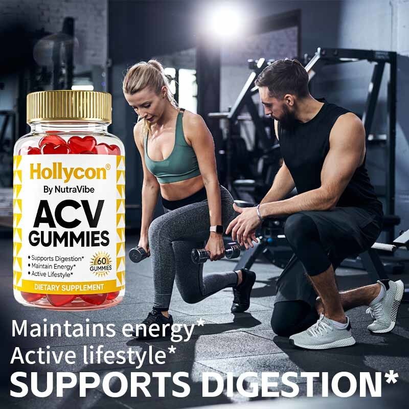 Natural ACV Raw Base Apple Cider Vinegar Gummies for Gentle Digestive Care and Daily Energy Nourishment