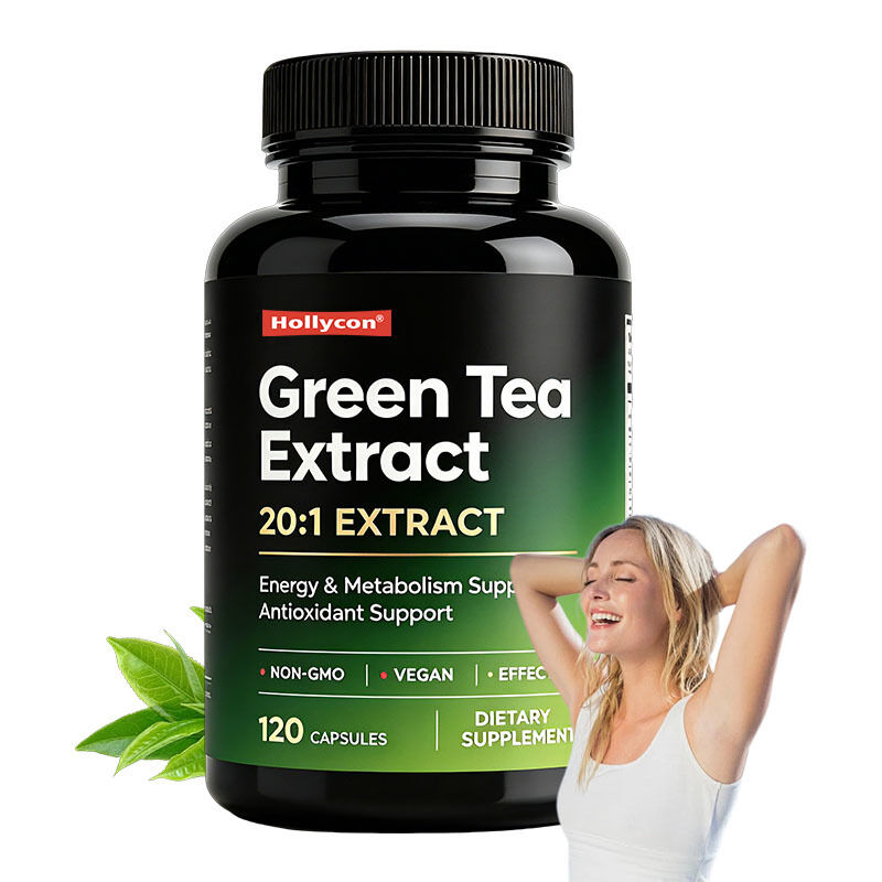 Aanpasbare OEM groene thee & groene koffiebonen extract capsules met dubbele botanische formule en natuurlijke antioxidanten
