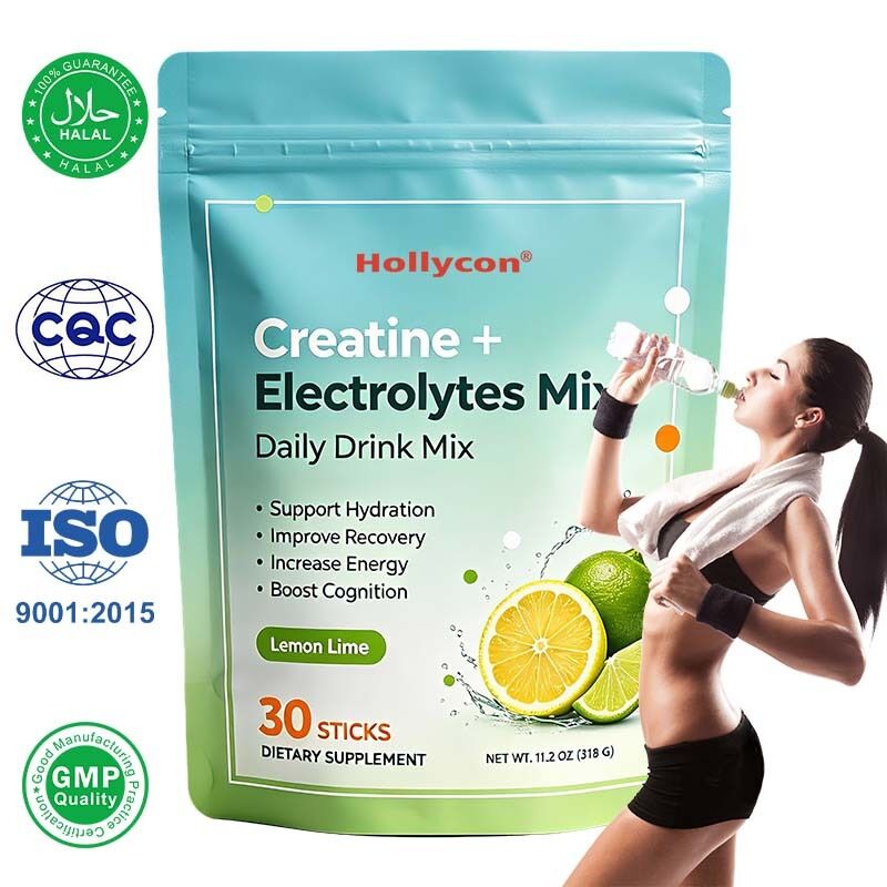 Customizable Creatine & Electrolyte Drink Mix - Quick Dissolving Sports Nutritional Powder with 24 Months Shelf Life