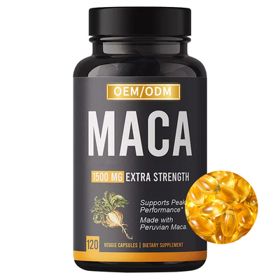 Mannelijk Zwart Maca-Wortelsupplement Softgels voor Heupenuitbreiding