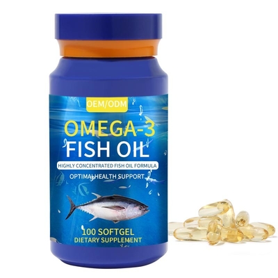 Het versterken van Capsules van het Supplementsoftgel van Epa van de Geheugen veg Vistraan de Omega 3