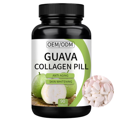 Hollyconhuid die Collageen 90 witten van de Capsulesguave Tabletten