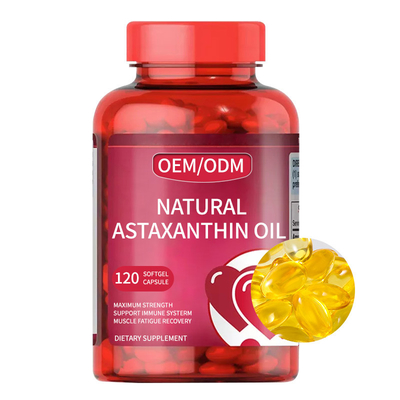 2000 Astaxanthin van MG de Natuurlijke Douane van het de Capsules Privé Etiket van Supplementsoftgel