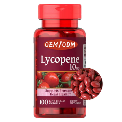 OEM van douanelogo supplements Lycopene de Capsule goedgekeurd FDA van Softgel