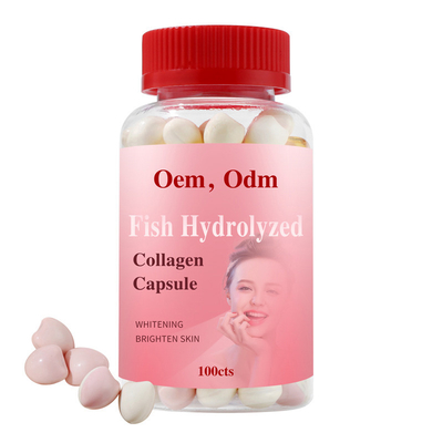 Van de de Capsuleshuid van het vissenpeptides Gehydroliseerde Collageen Elastische Gezonde de Beenderen en de Verbindingenodm