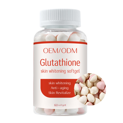 Anti-oxyderende de Tablettenglutathione van het Vitamine Ccollageen GSH Huid Ophelderende Pillen