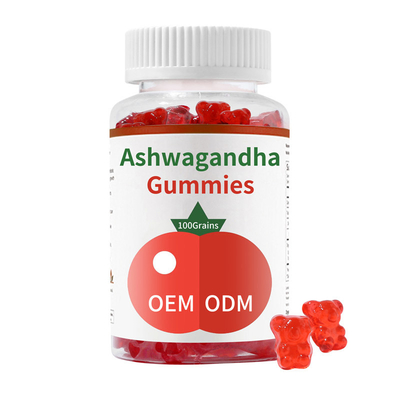 Het privé Supplement Gummies van Etiketashwagandha verbetert Slaap voor Vrouwen
