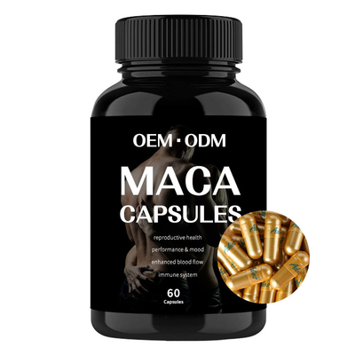 1500 Mg plus Maca-Wortel vullen Capsules voor de Hulp van de Mensenspanning aan
