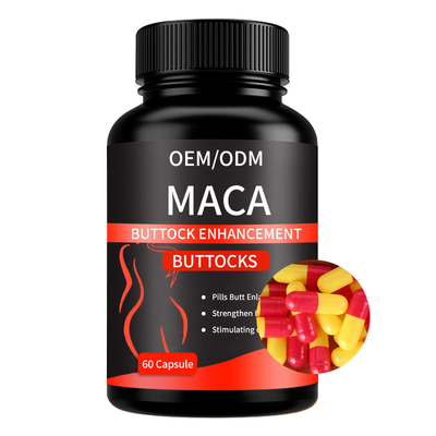 OEM Maca de Capsules van Maca van het Wortelsupplement voor Billenverhoging 5000 Mg